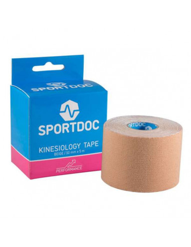 SPORTDOC Kinesiology Tape 50mm x 5m  Beige