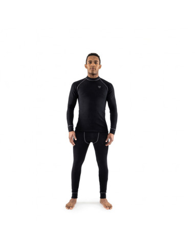 TERMO Wool Set, Round neck+Long Johns Black