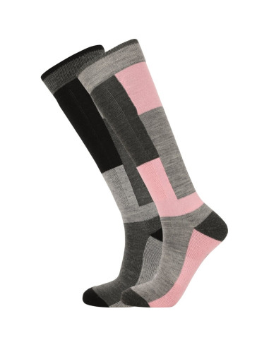 WHISTLER Corsicana 2-Pack Ski Sock Orchid pink