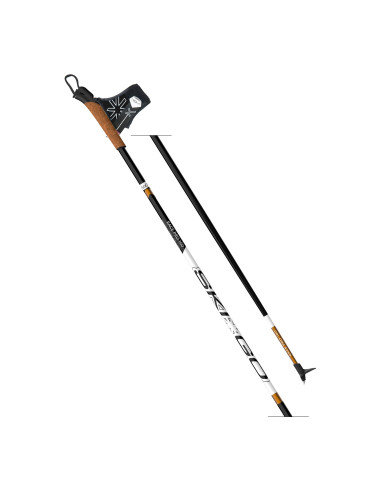 SKIGO RACE PRO 100 Svart/Vit/Guld