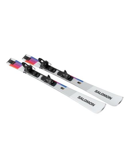 SALOMON SKI SET E S/MAX 4 + M10 GW L80 W White/Dazzling Blue/Rhodamine