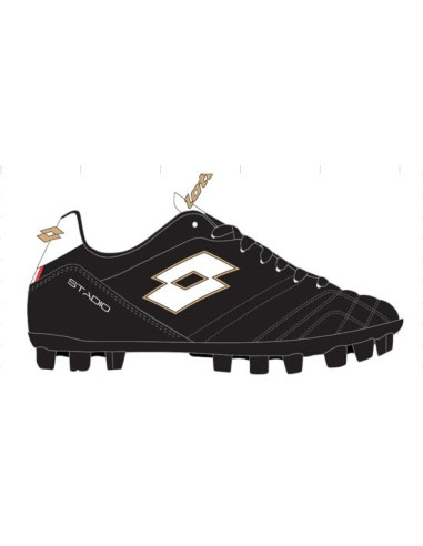 LOTTO STADIO 705 AGMR JR Black/White