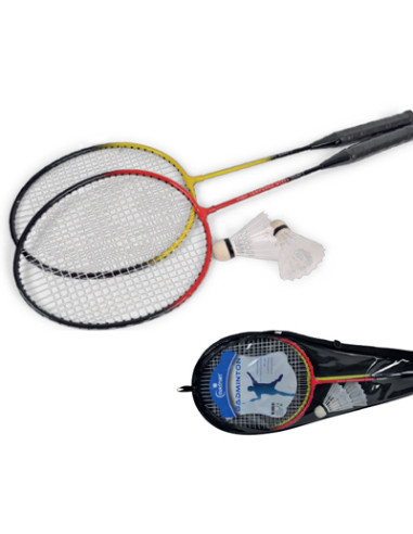 SUNSPORT BADMINTON SET, 2 RACKETS AND BA